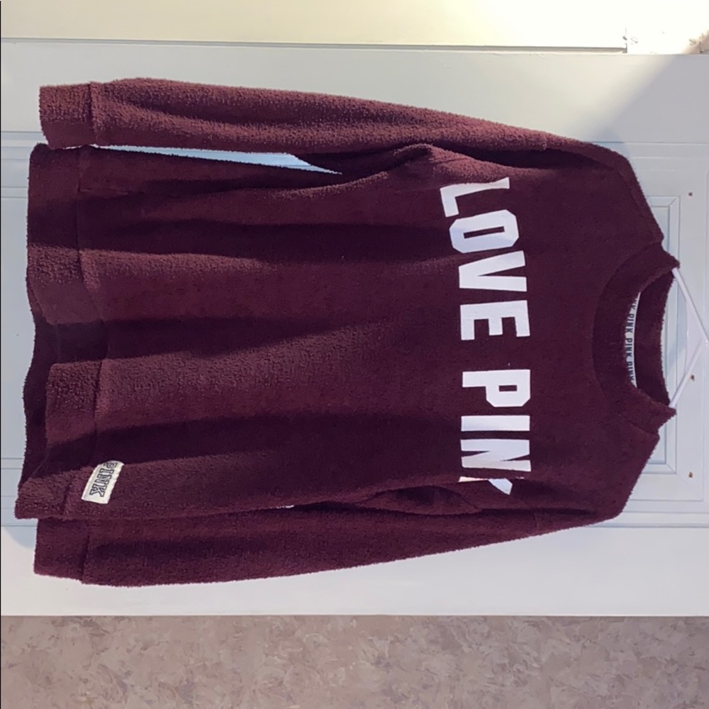 Oversized sweater from pink